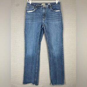 Reclaim Relaxed Straight Leg Jeans Men's 34x33 Medium Wash Denim‎ Embroidered